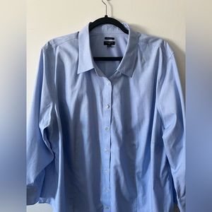 Talbots size 22w blue dress shirts